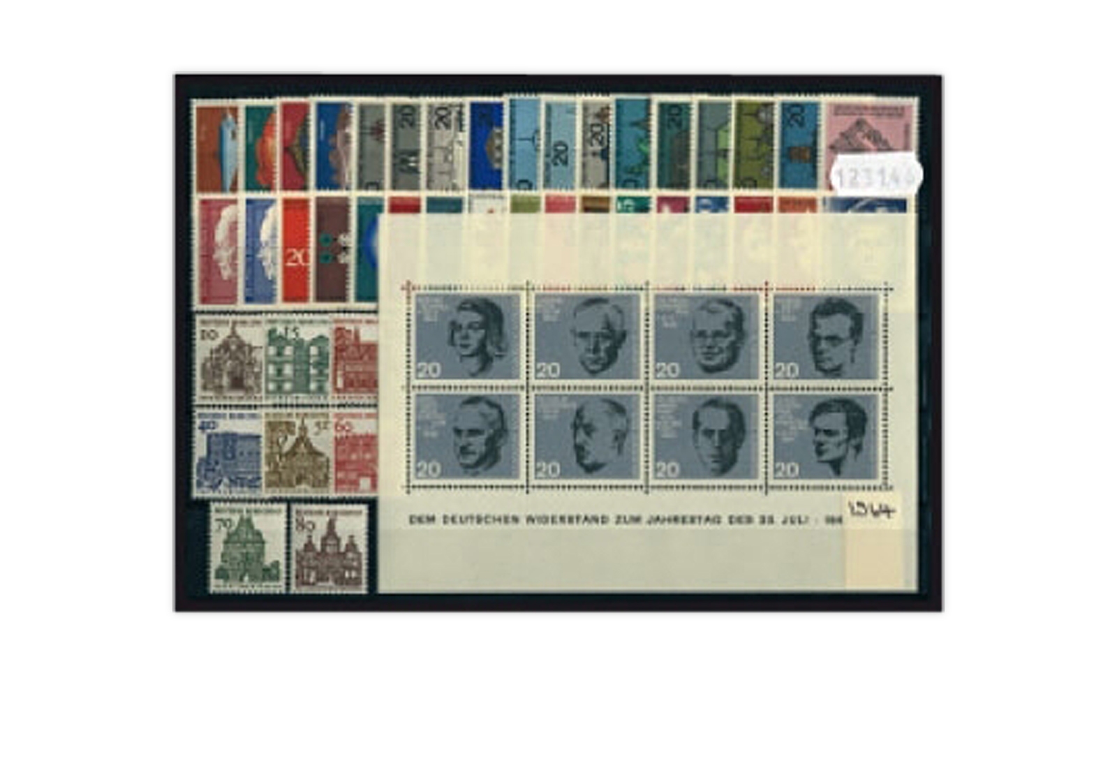 BRD Jahrgangsatz 1964 Mi.Nr. 412-461 postfrisch