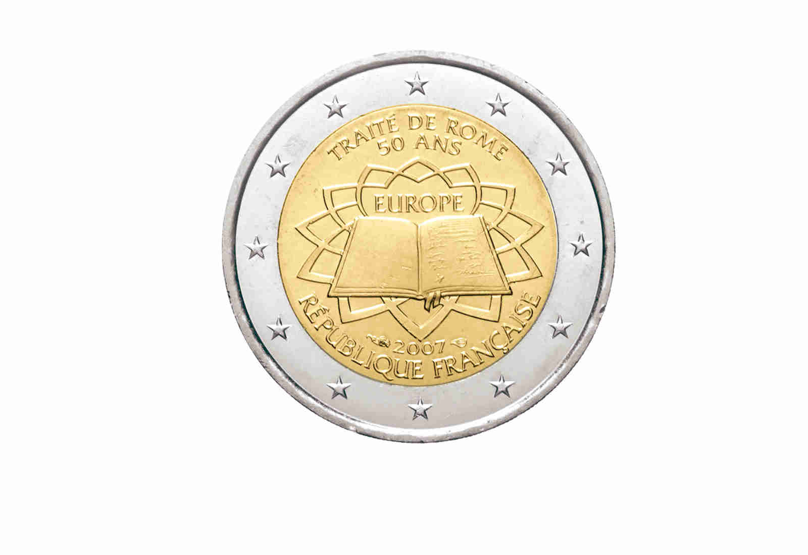 2 Euro 2007 Frankreich Römische Verträge