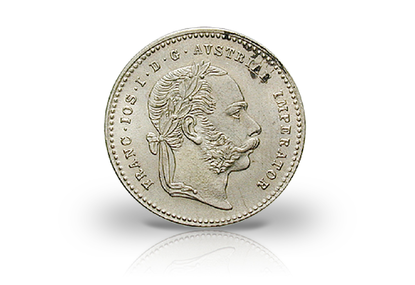 Kaiserreich Österreich 20 Kreuzer Silbermünze 1868-1872 Franz Joseph I. ss/vz