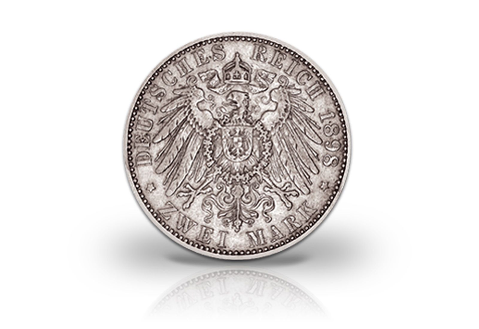 2 Mark 1898 Deutsches Kaiserreich Schwarzburg-Rudolstadt Fürst Günther Victor Jaeger-Nr.167