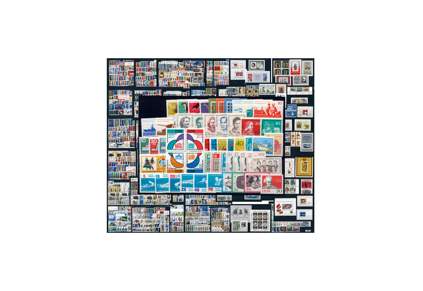Briefmarken DDR Jahrgänge komplett 1960-1969 Michel-Nr. 746-1533 postfrisch