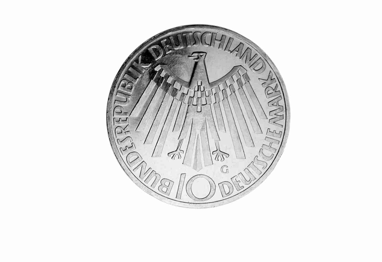 10 DM 1972 Deutschland Olympiade München st Jaeger-Nr. 401b