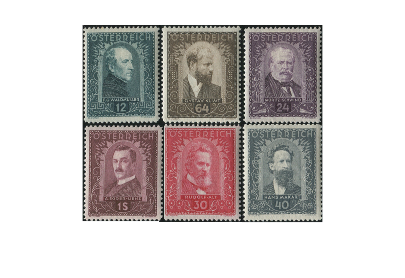 Österreich 1. Republik  Mi.Nr. 545/550 **