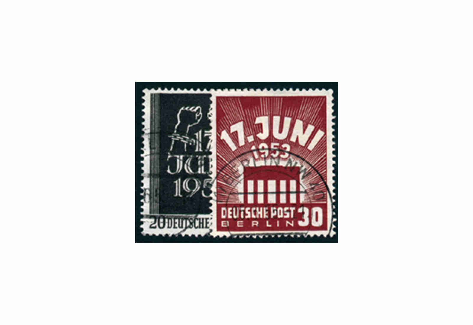 Berlin Frühausgaben Mi.Nr. 110/111 gestempelt