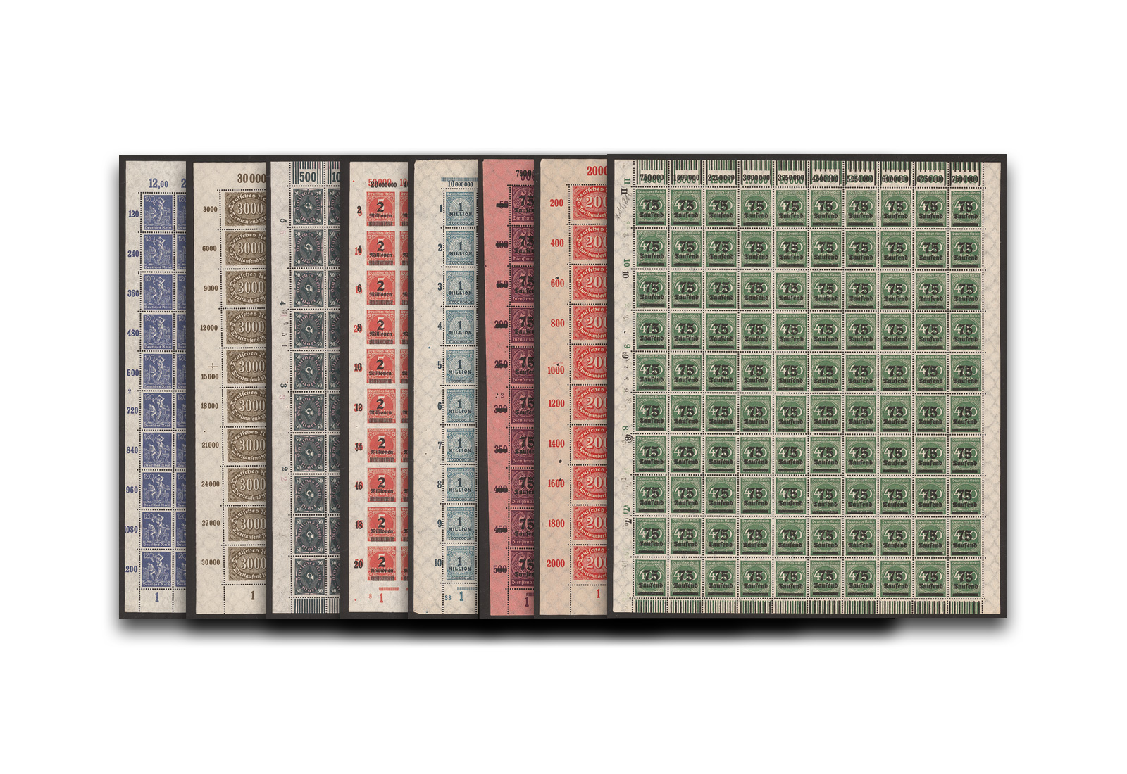 Bogengigant Inflation ("Millionenwerte ohne Frankaturkraft")