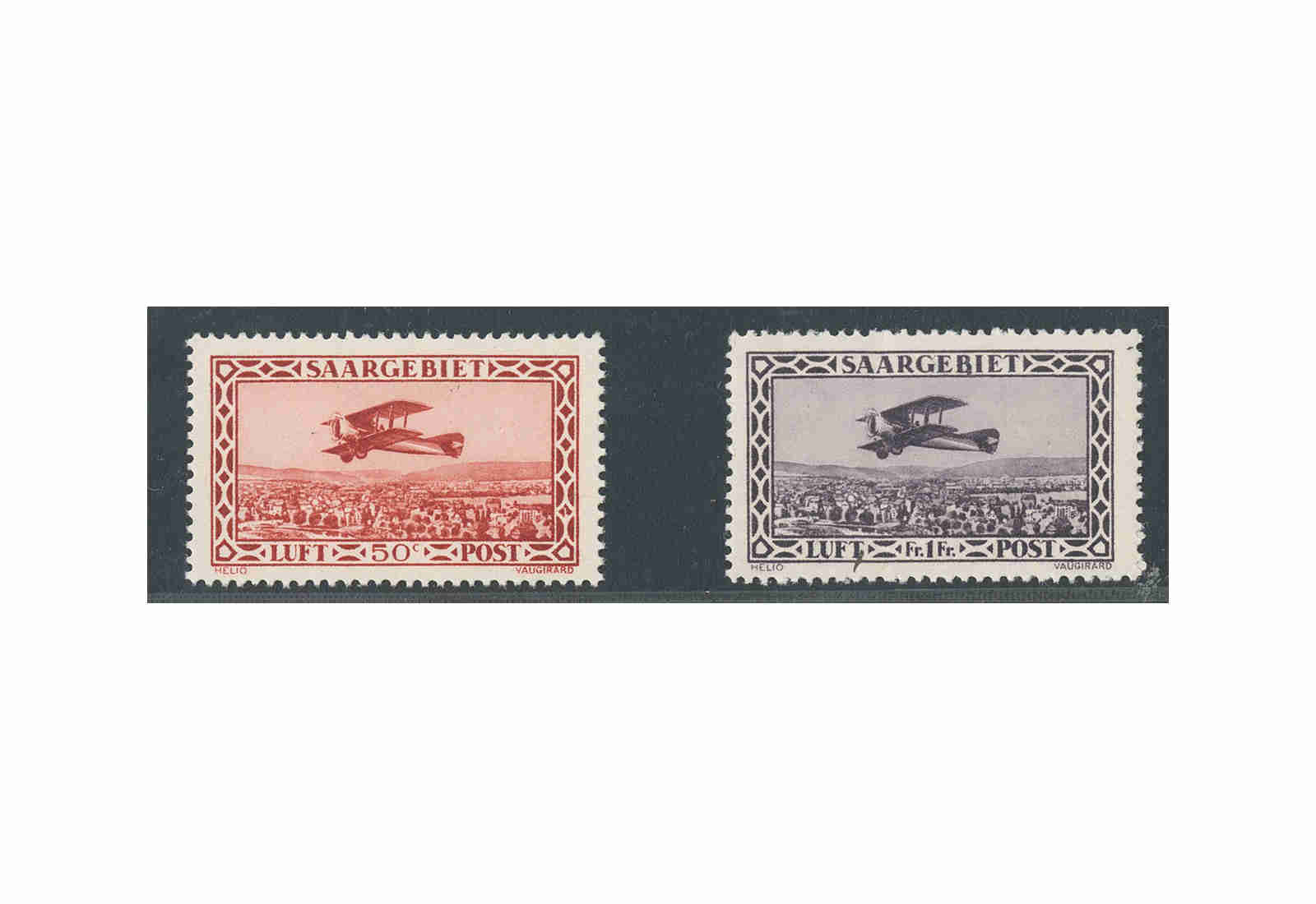 Briefmarken Saar 126/127 gest.