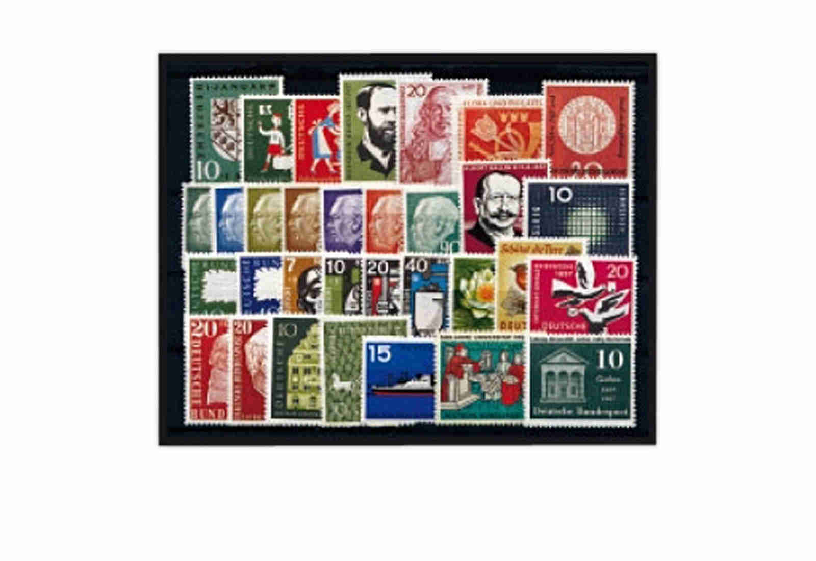 BRD Briefmarken 1957 Jahrgangssatz Mi.Nr. 249-280 postfrisch