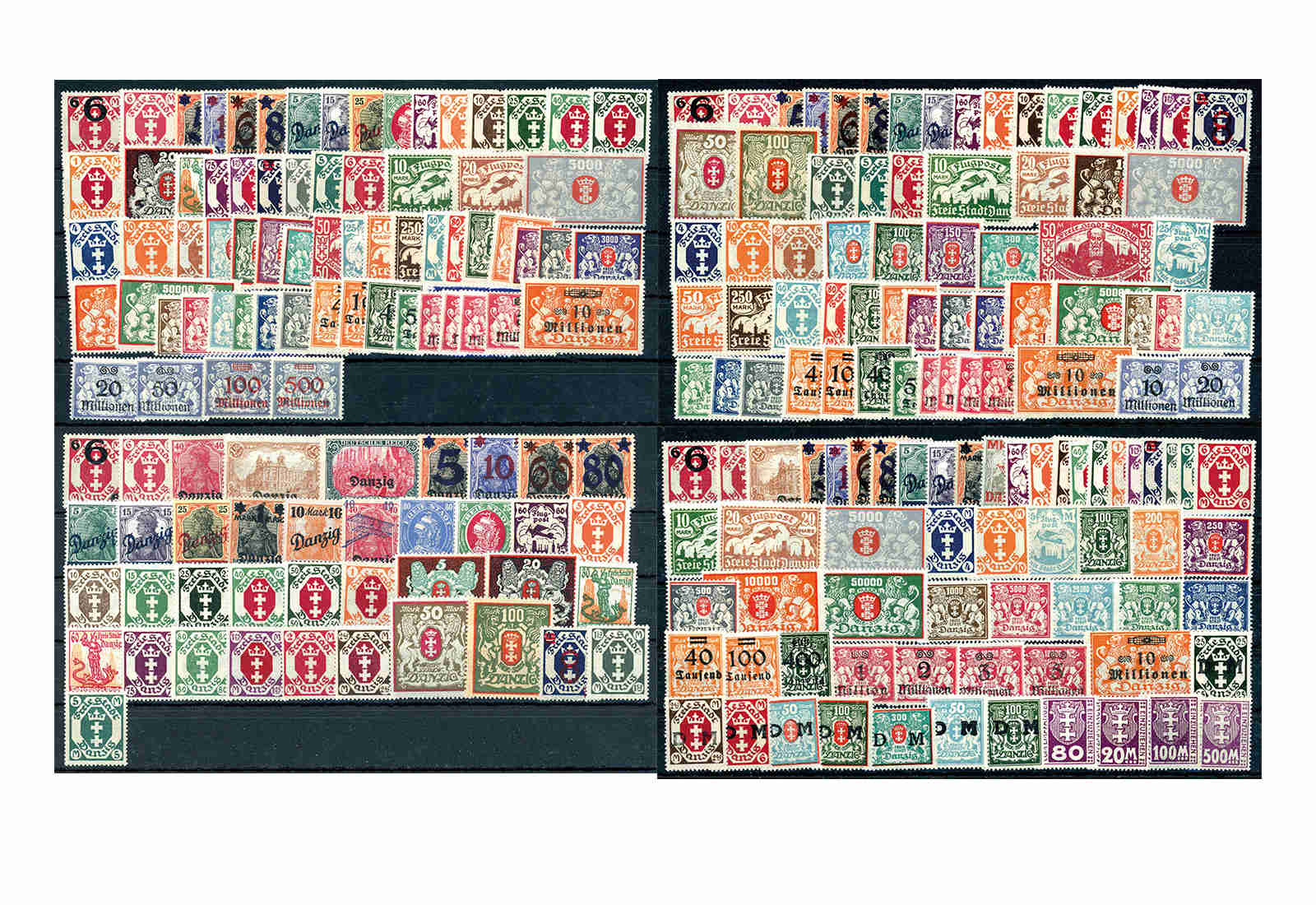 Premium Kollektion Danzig Postfrisch Lot
