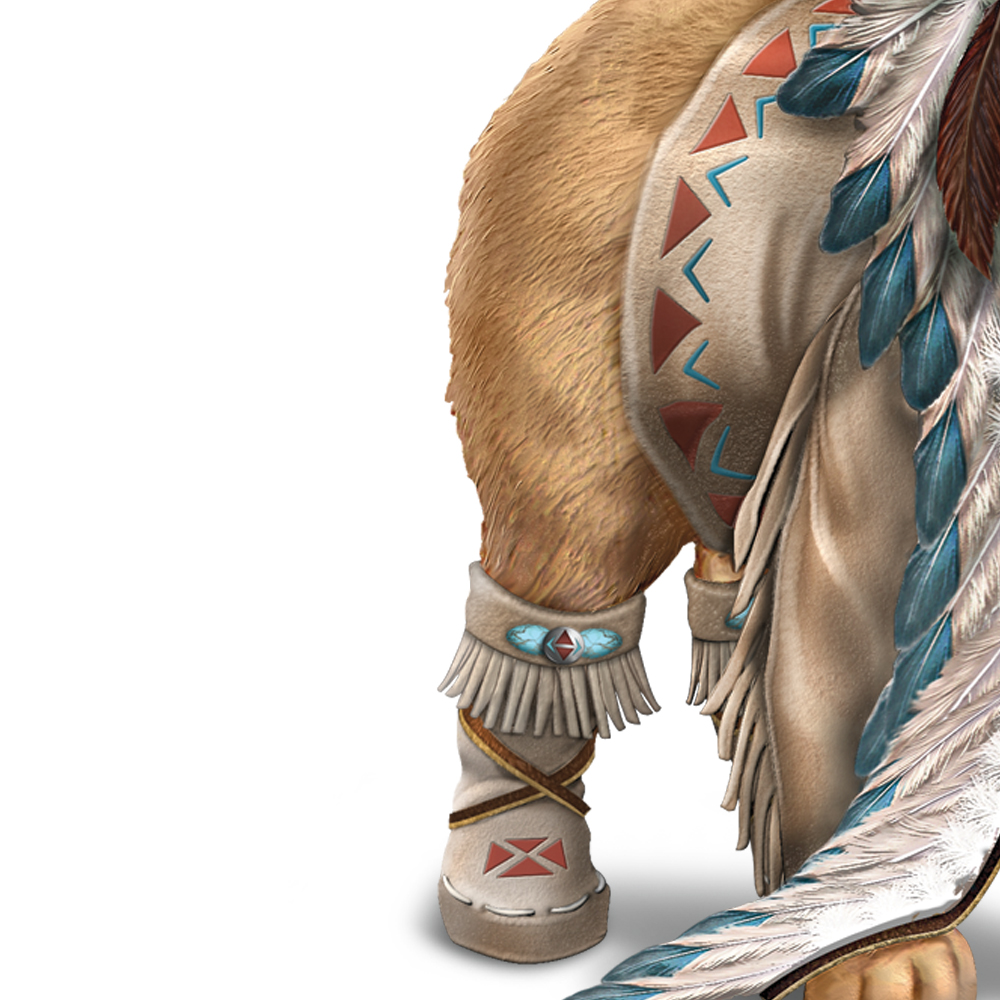 Häuptling Leise Pfote - Katzenfigurine