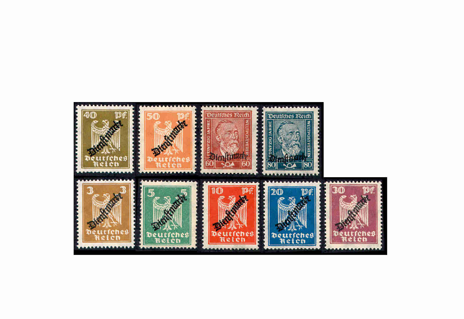 Generalgouvernement Dienstmarken Mi.Nr. D 1/15 postfrisch