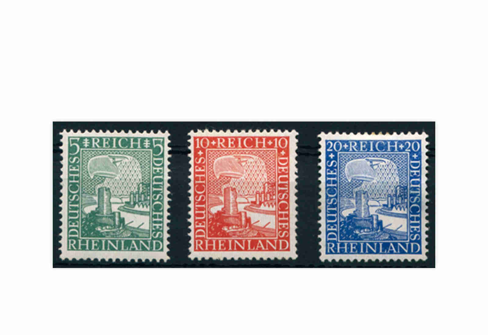 Briefmarken Deutsches Reich Einzelausgabe 1925 Michel-Nr. 372/374 postfrisch