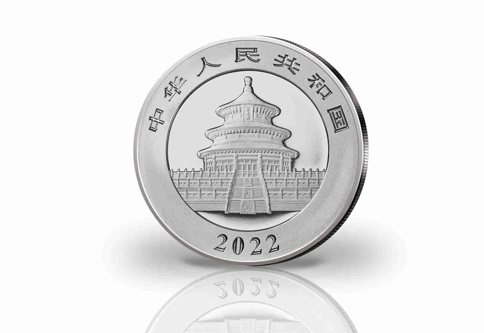 Big Five Asien Panda 30 g Silber Jahrgang u. Wahl mit Farbm. Asiatische Elefant