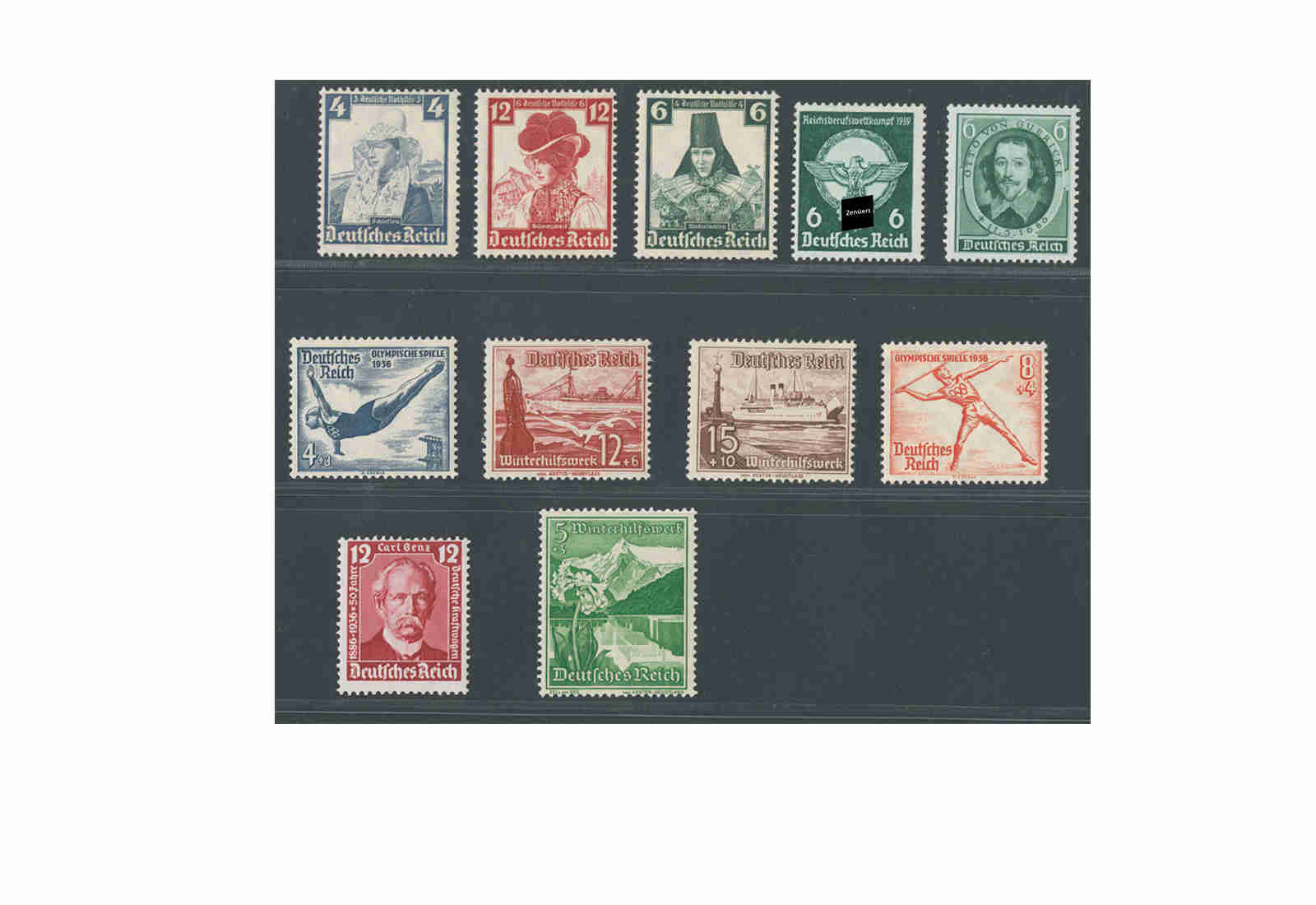 Briefmarke Deutsches Reich Lot postfrisch 1935-1945