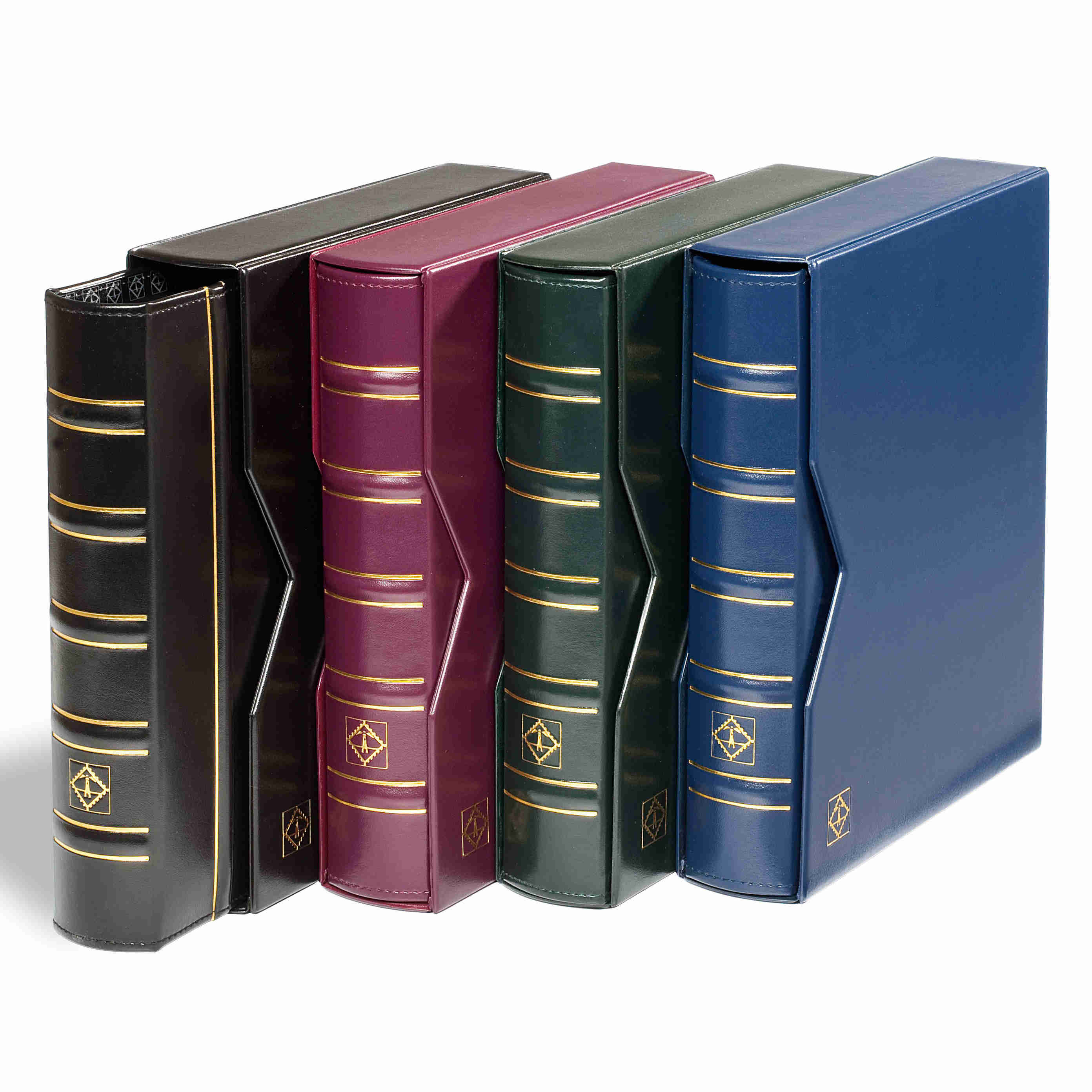 Ringbinder OPTIMA, Classic-Design, inkl. Schutzkassette,schwarz