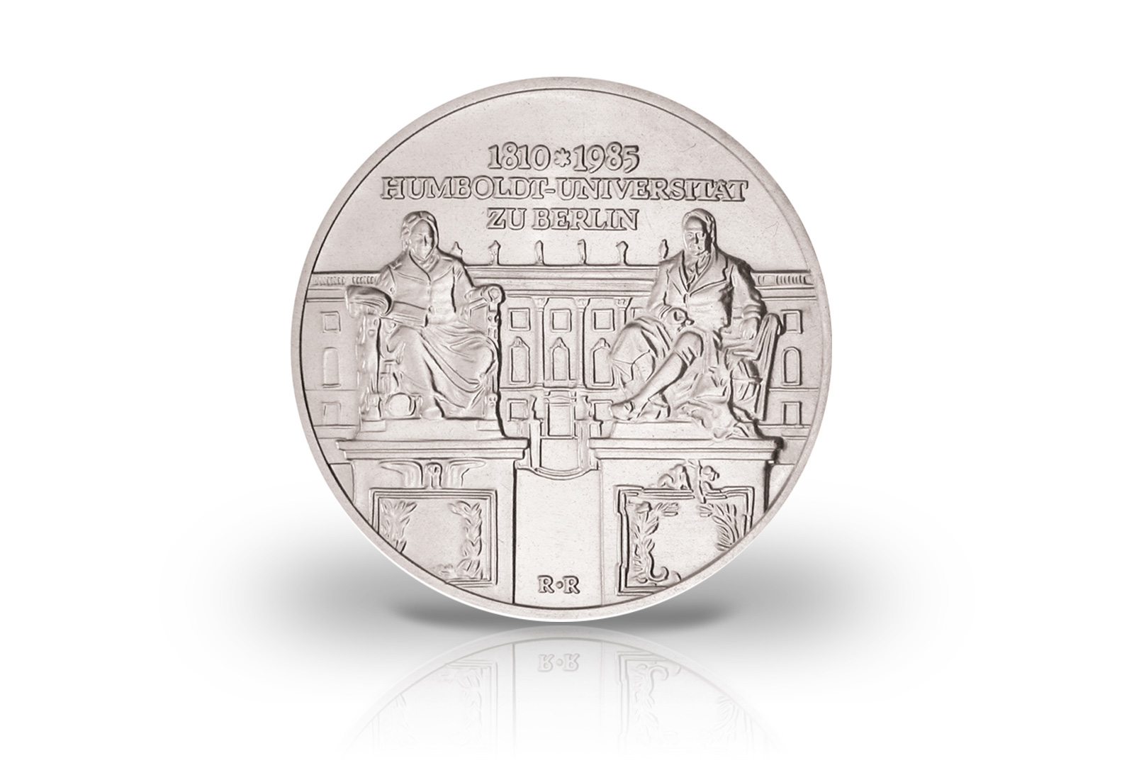 10 Mark Gedenkmünze 1985 DDR 175 Jahre Humboldt-Universität Berlin Jaeger-Nr. 1606