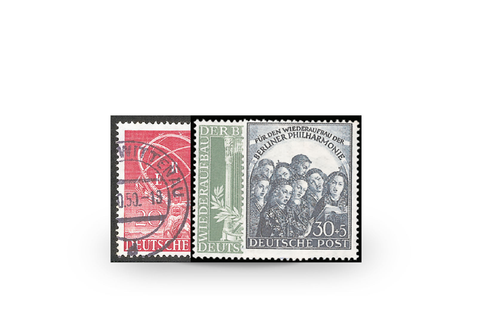 Berlin Jahrgang 1950 gestempelt