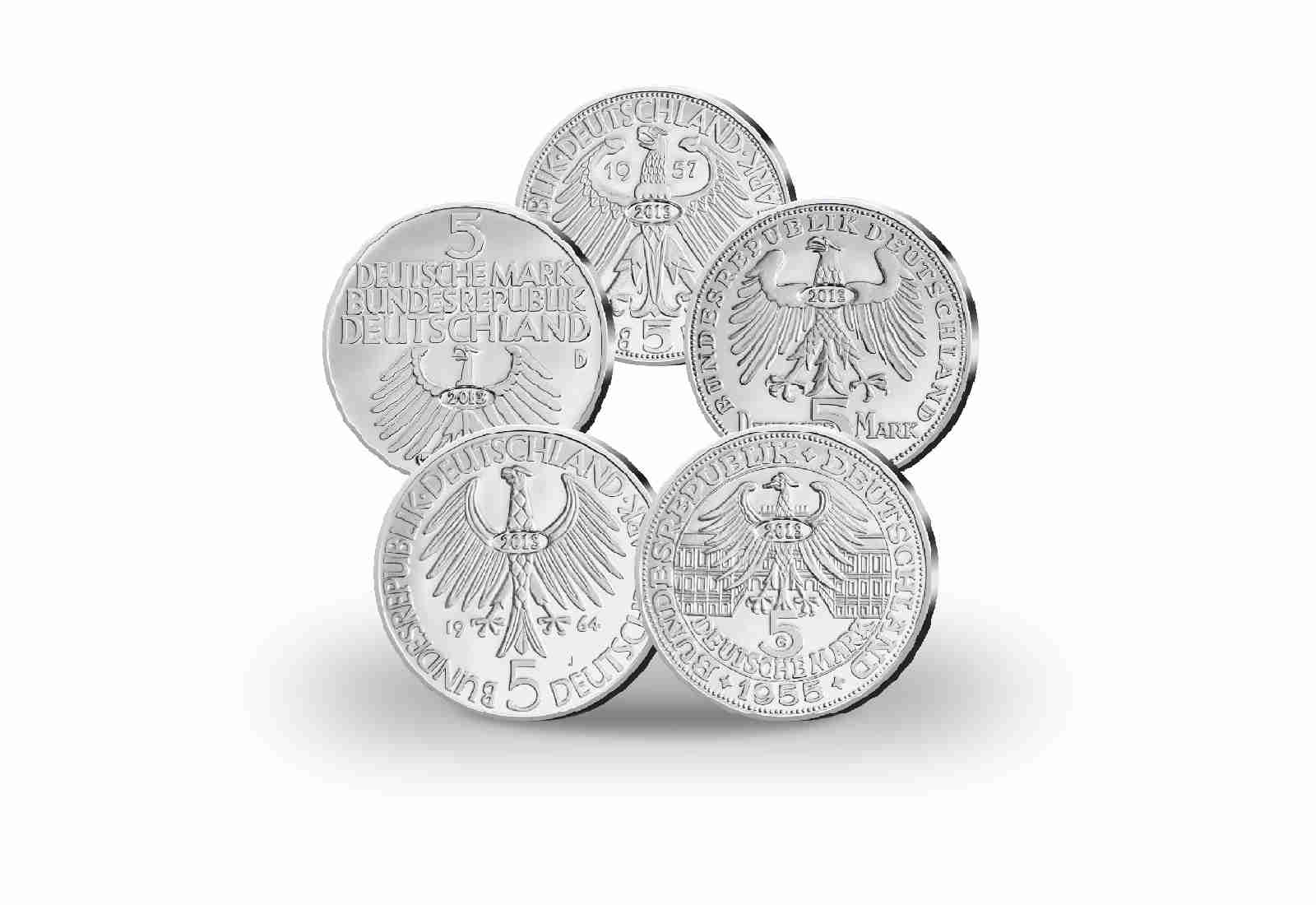 BRD Die Ersten Fünf 5er Set Neuprägungen