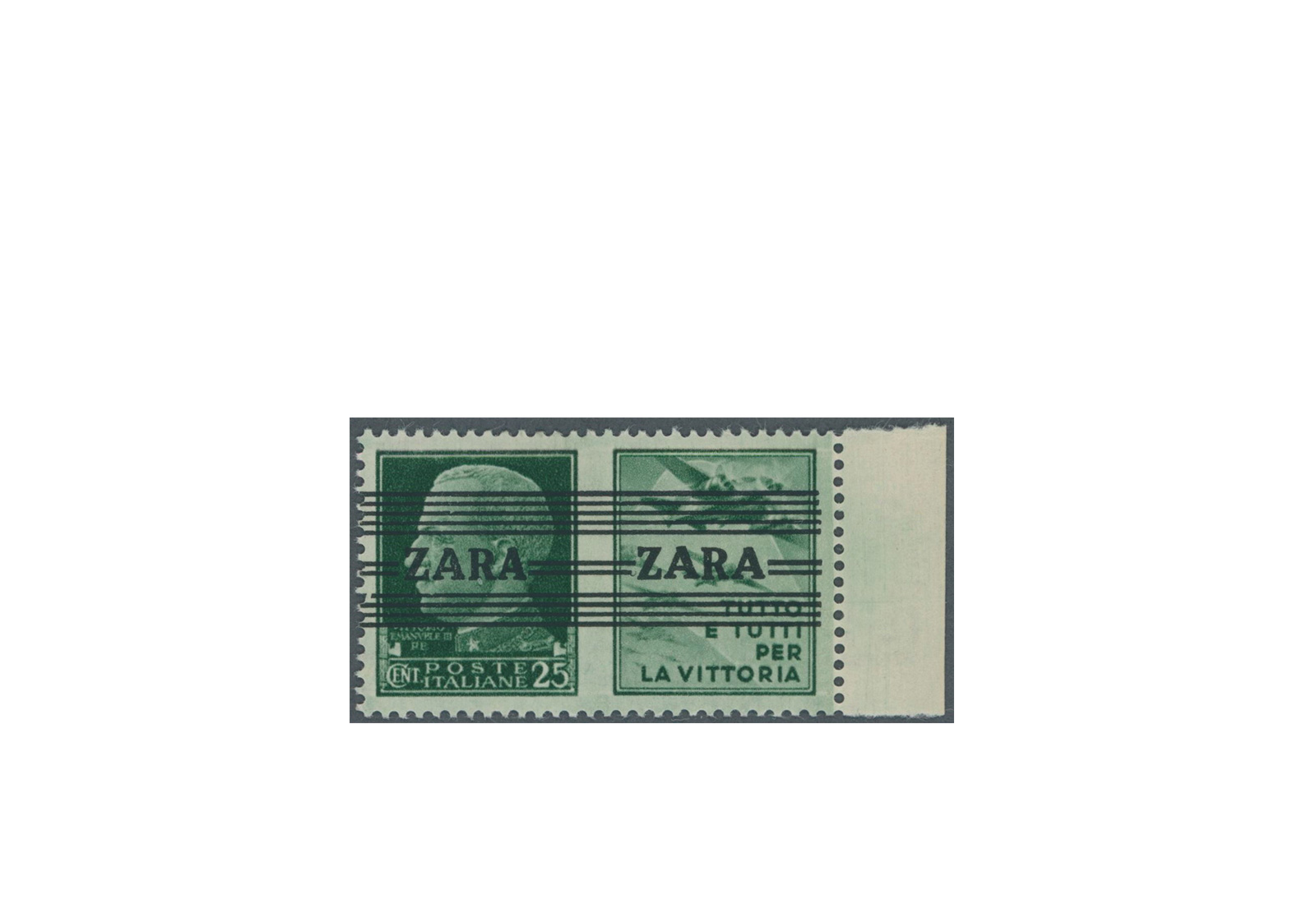 Briefmarke Deutsches Reich Zara Freimarke 1943 Michel-Nr. 35.1 Type III + II postfrisch Fotobefund