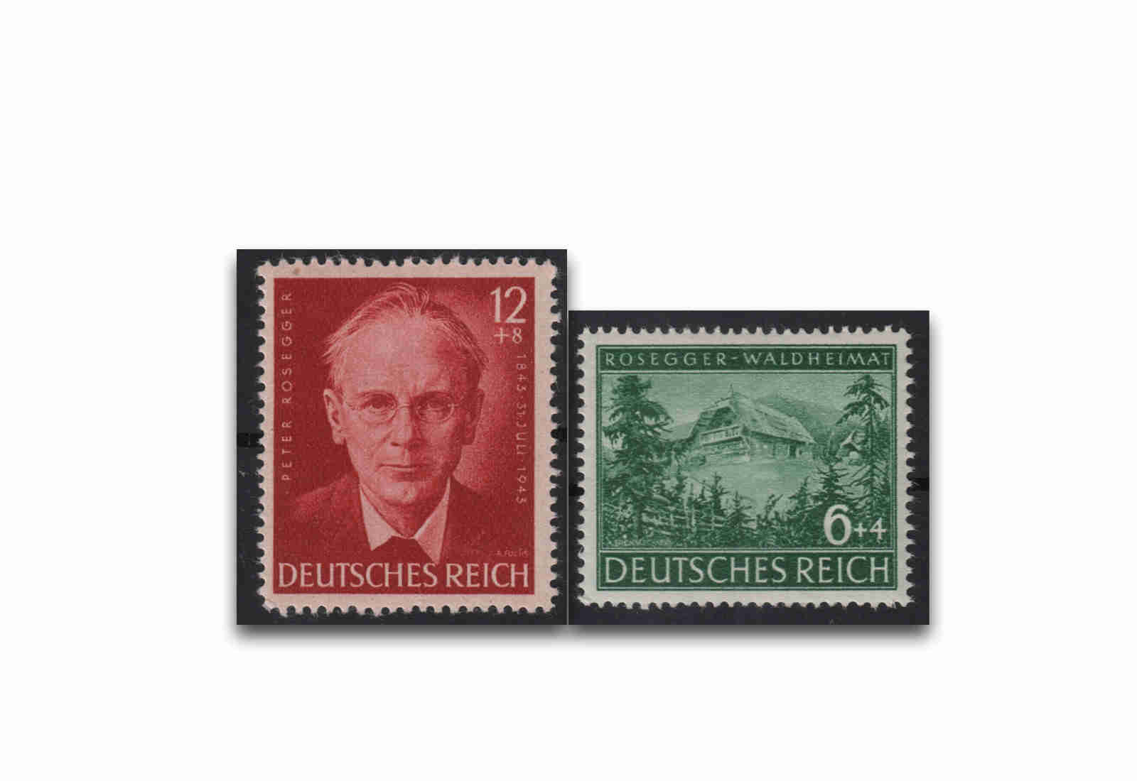 Deutsches Reich Mi.Nr. 855/856 postfrisch 100. Geb. Rosegger