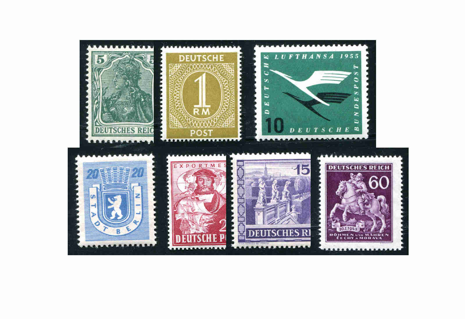 DDR Einzelblockmarken 25 verschiedene Marken postfrisch unf gestempelt