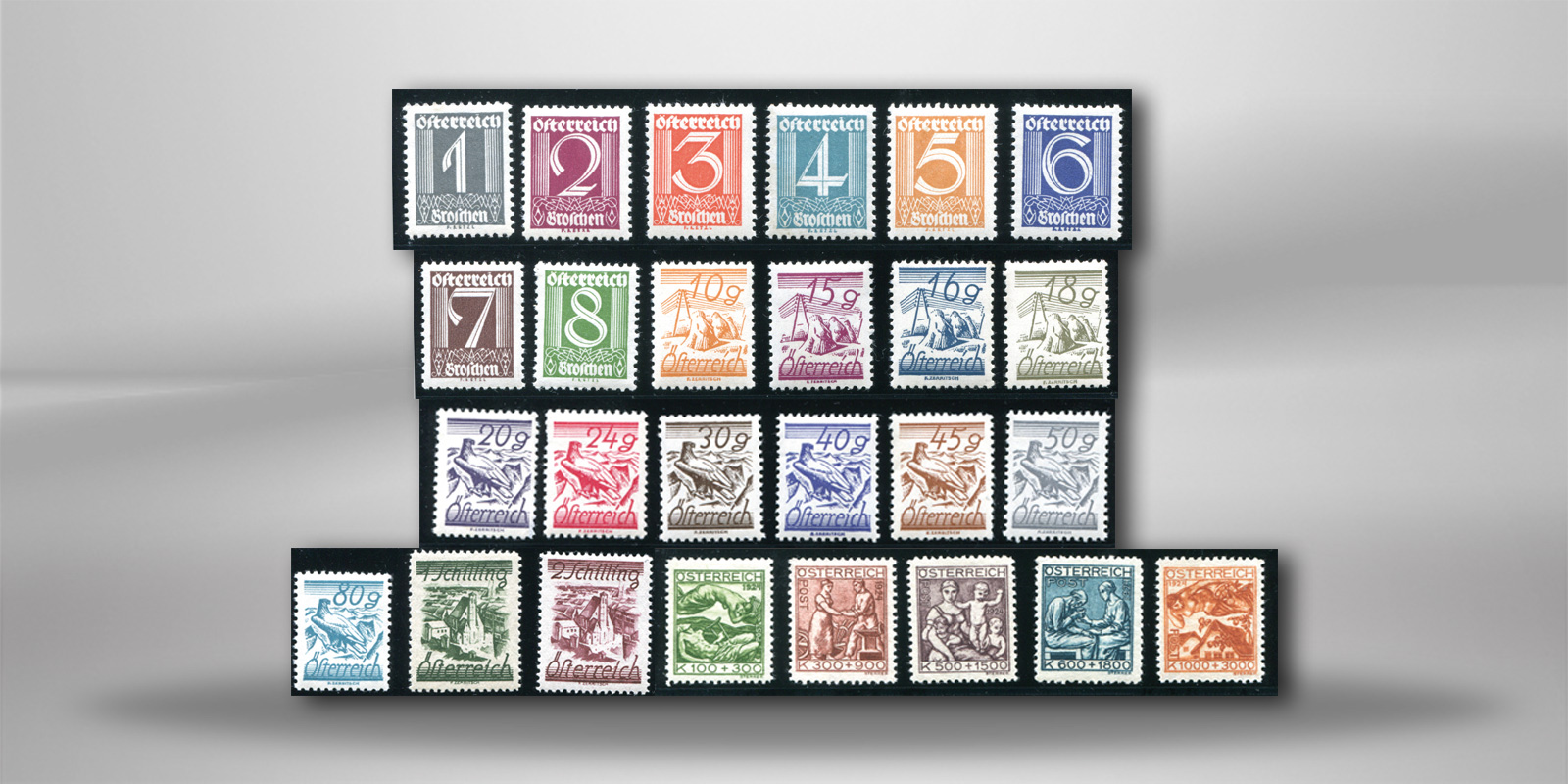 Österreich Mi.Nr. 447/467 **