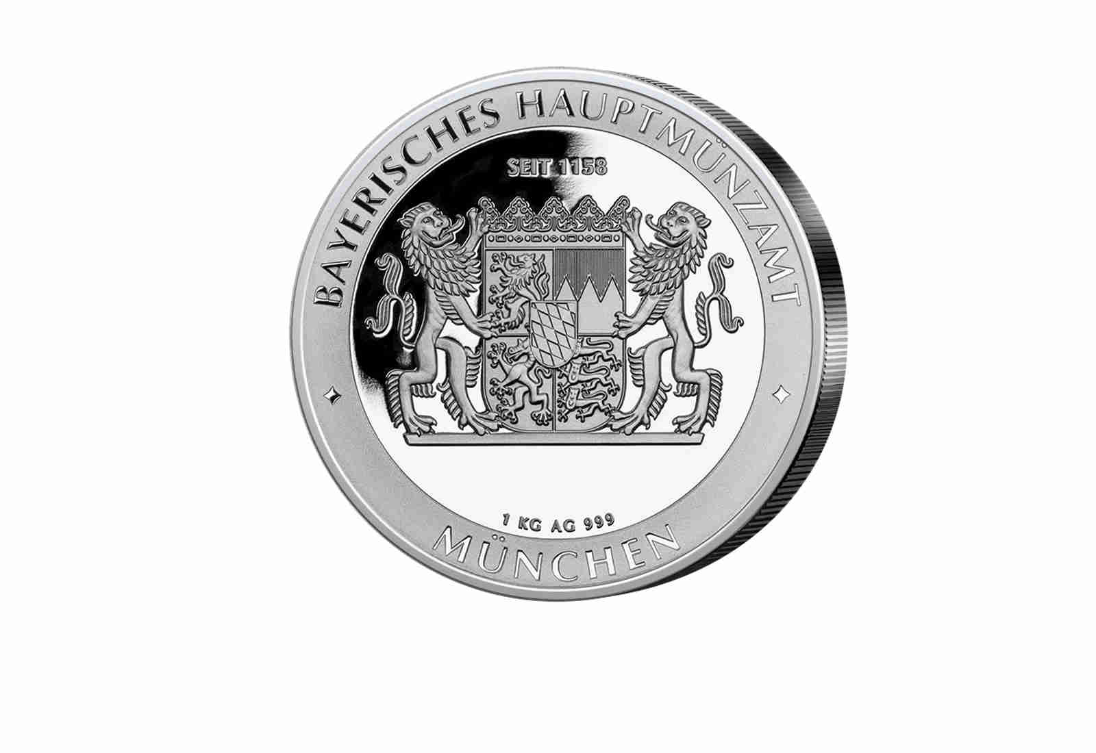 Silbermünze 1 kg 30 Bayern Thaler 2025 Schloss Neuschwanstein st