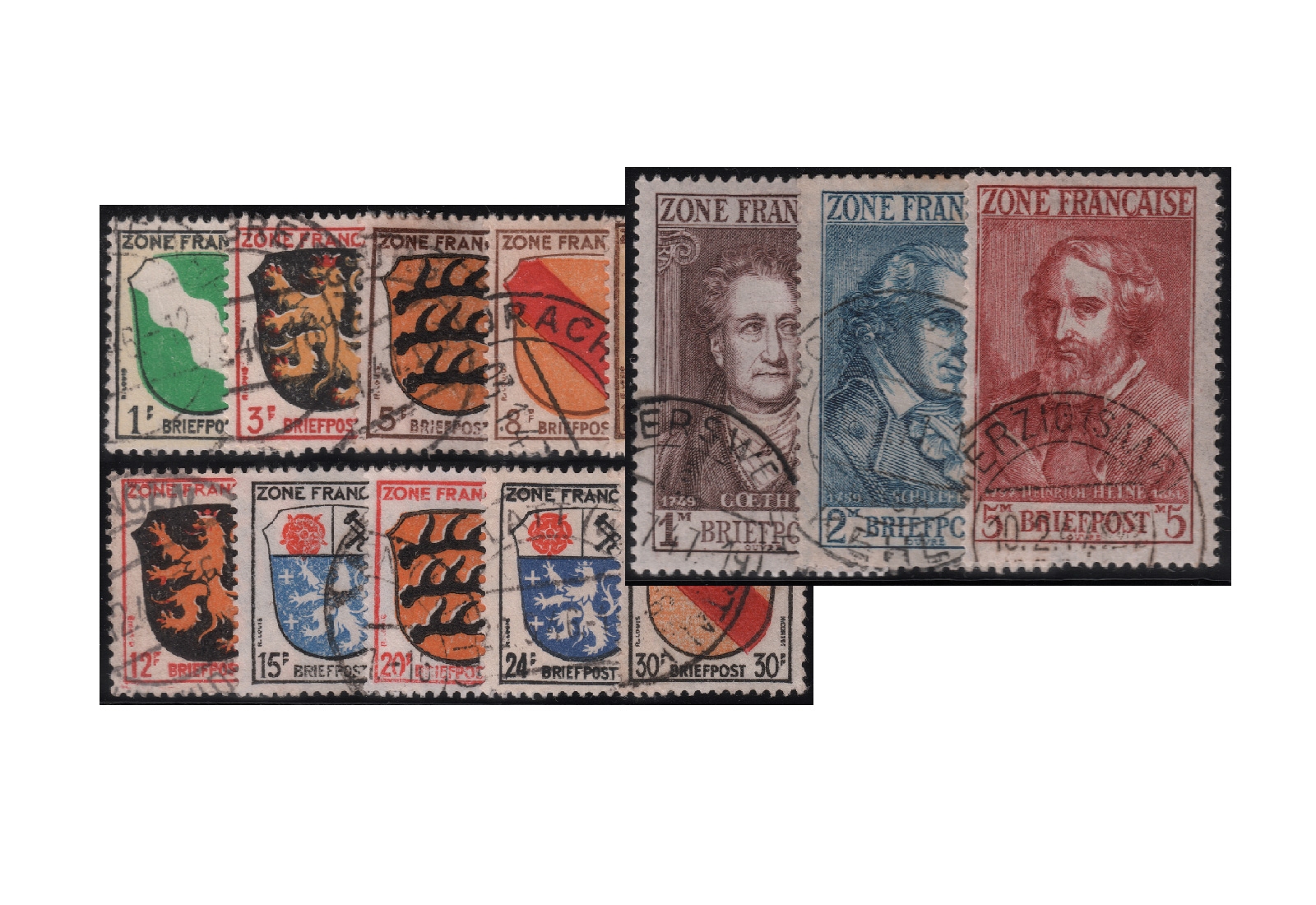 Französische Zone Michel 1 / 13 gestempelt