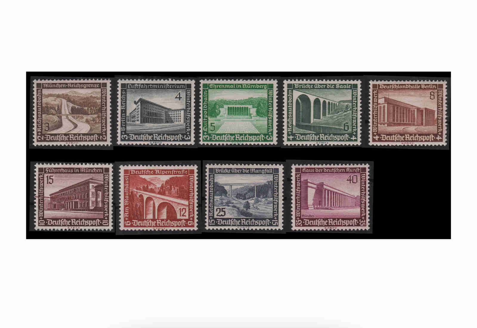 DR Nothilfe und WHW 1936-1940 **