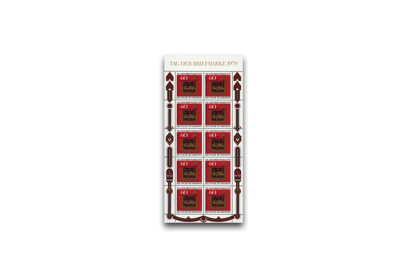 Briefmarke BRD Tag der Briefmarke Kleinbogen Michel-Nr. 1023 postfrisch