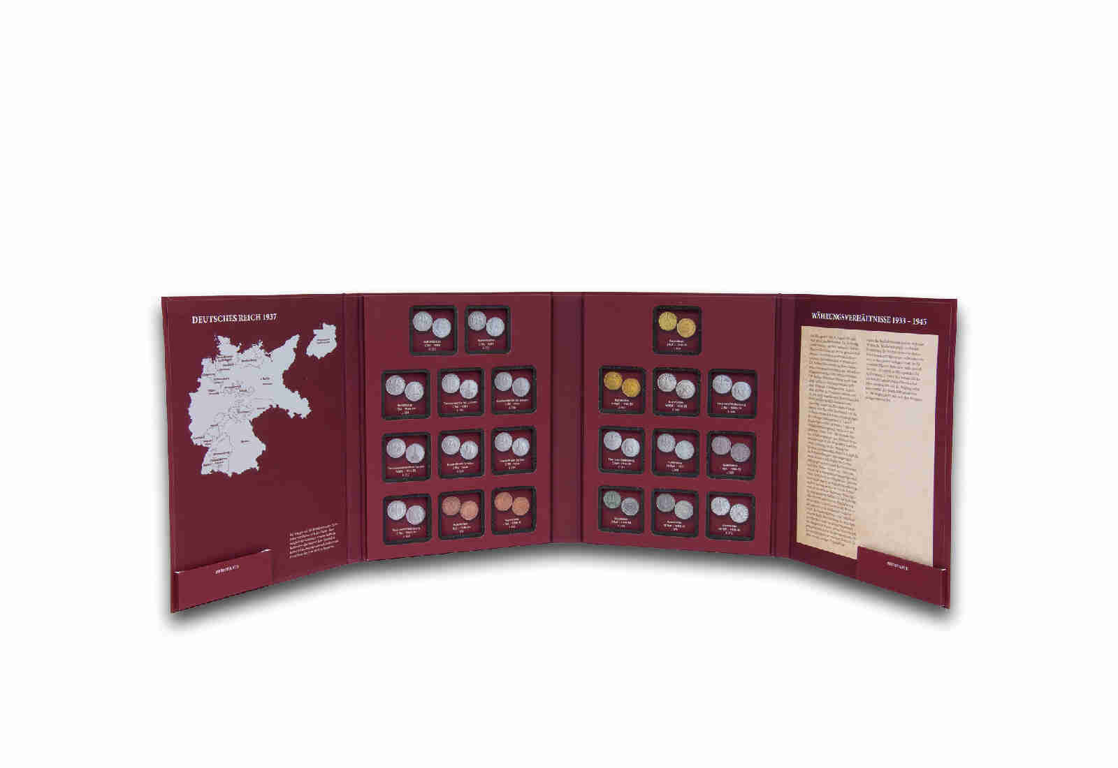 Komplettsammlung 21 Münzen Drittes Reich Jaeger-Nr. 352-372