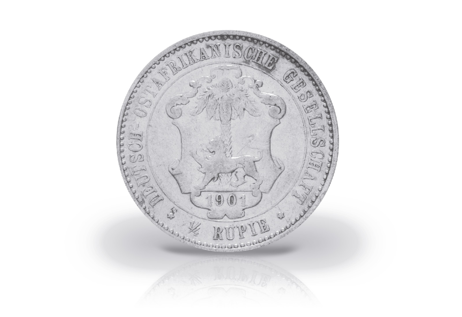 1/4 Rupie Deutschland-Ostafrika 1891 - 1901 ss-vz Jaeger-Nr. 711