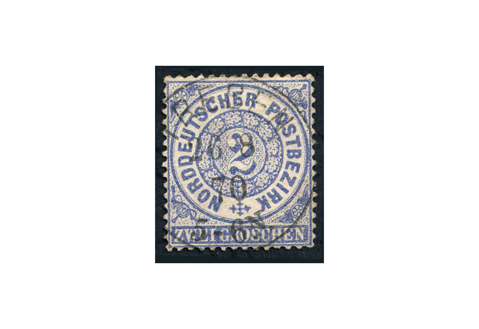 Briefmarke Altdeutschland Norddeutscher Bund Freimarke 1869 Michel-Nr. 17 gestempelt