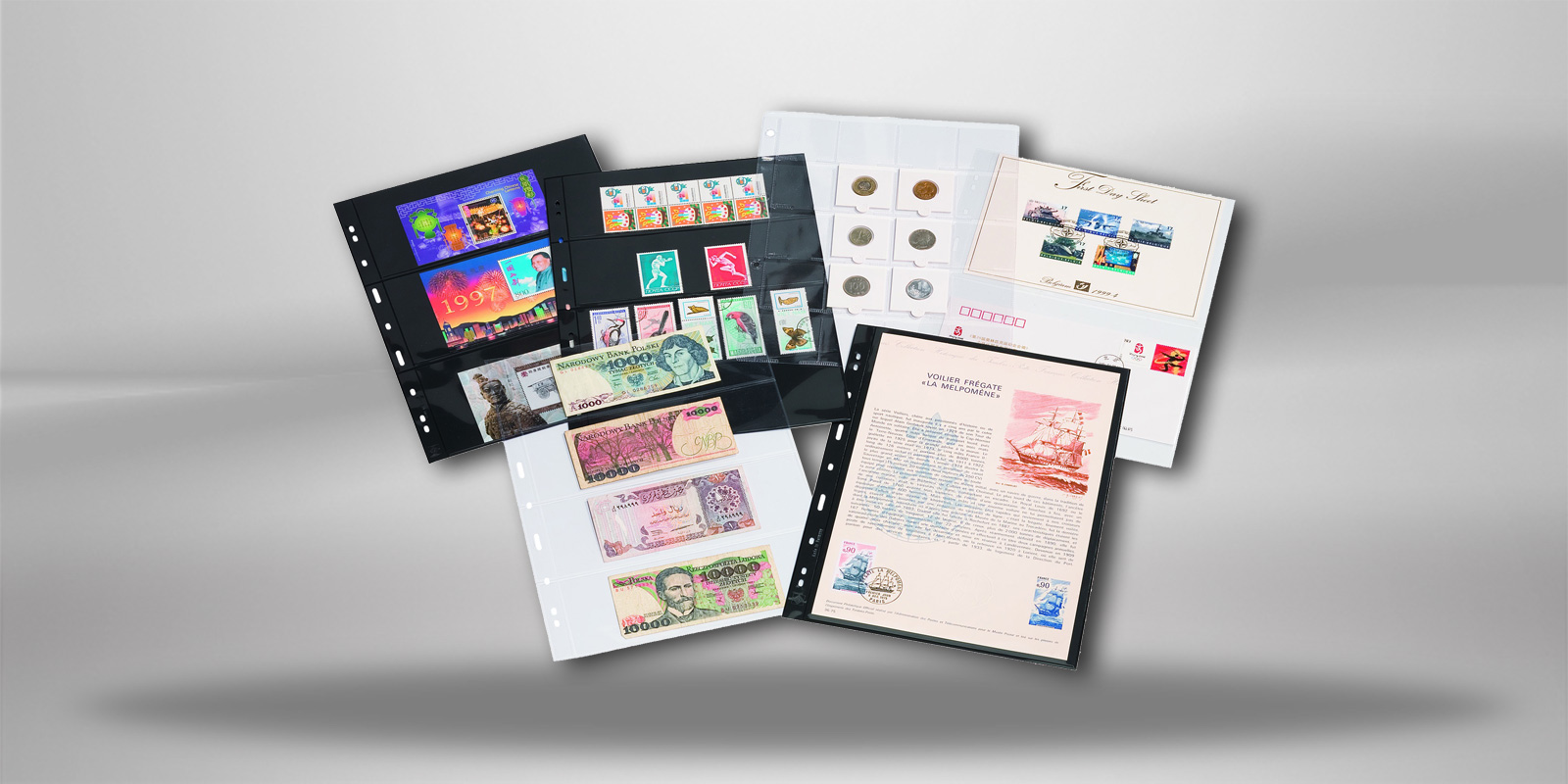 Hüllen GRANDE für Briefmarken