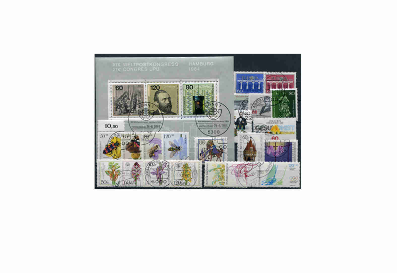 BRD Jahrgangsatz 1984 Mi.Nr. 1197-1233 gestempelt
