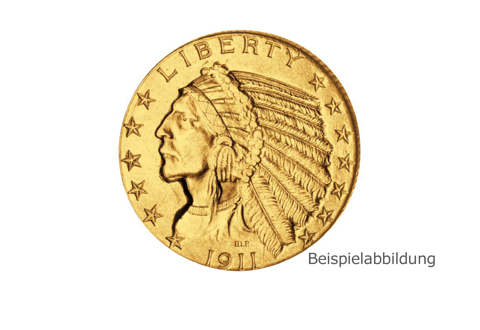 Goldmünze USA 5 Dollar Indian Head