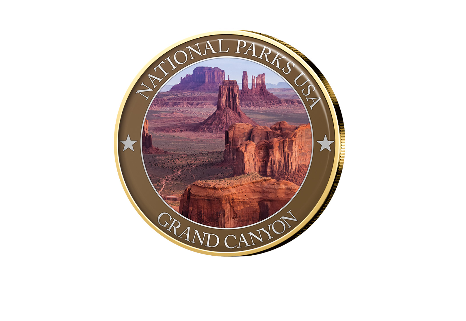 1/2 Dollar USA Grand Canyon Serie National Parks USA mit Farbapplikation
