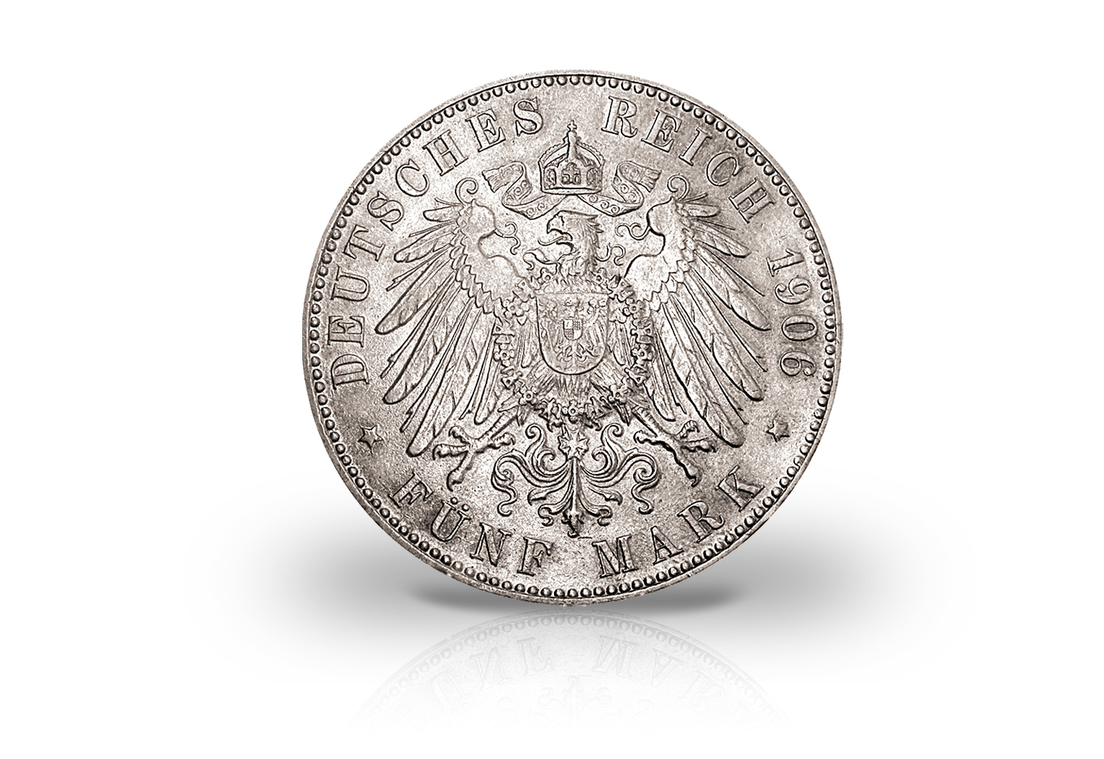 5 Mark 1906 Deutsches Kaiserreich Bremen Wappen Jaeger-Nr. 60