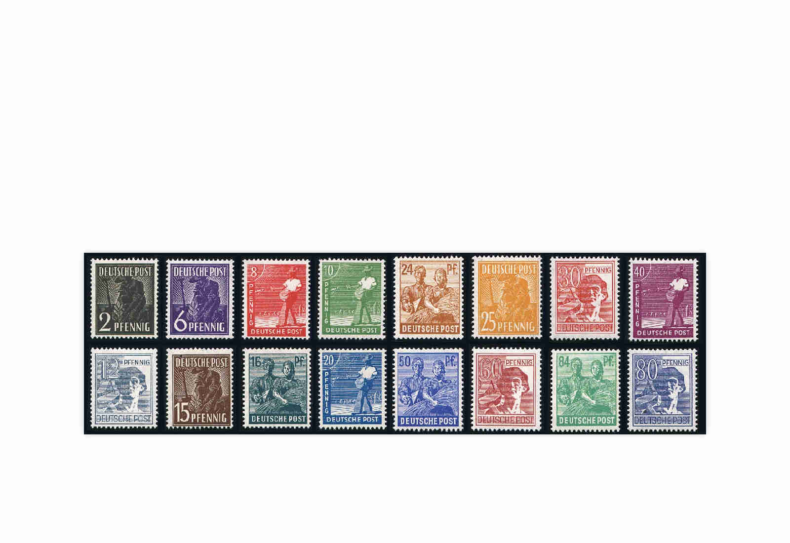Alliierte Besetzung Kontrollrat II Mi.Nr. 943/962 postfrisch