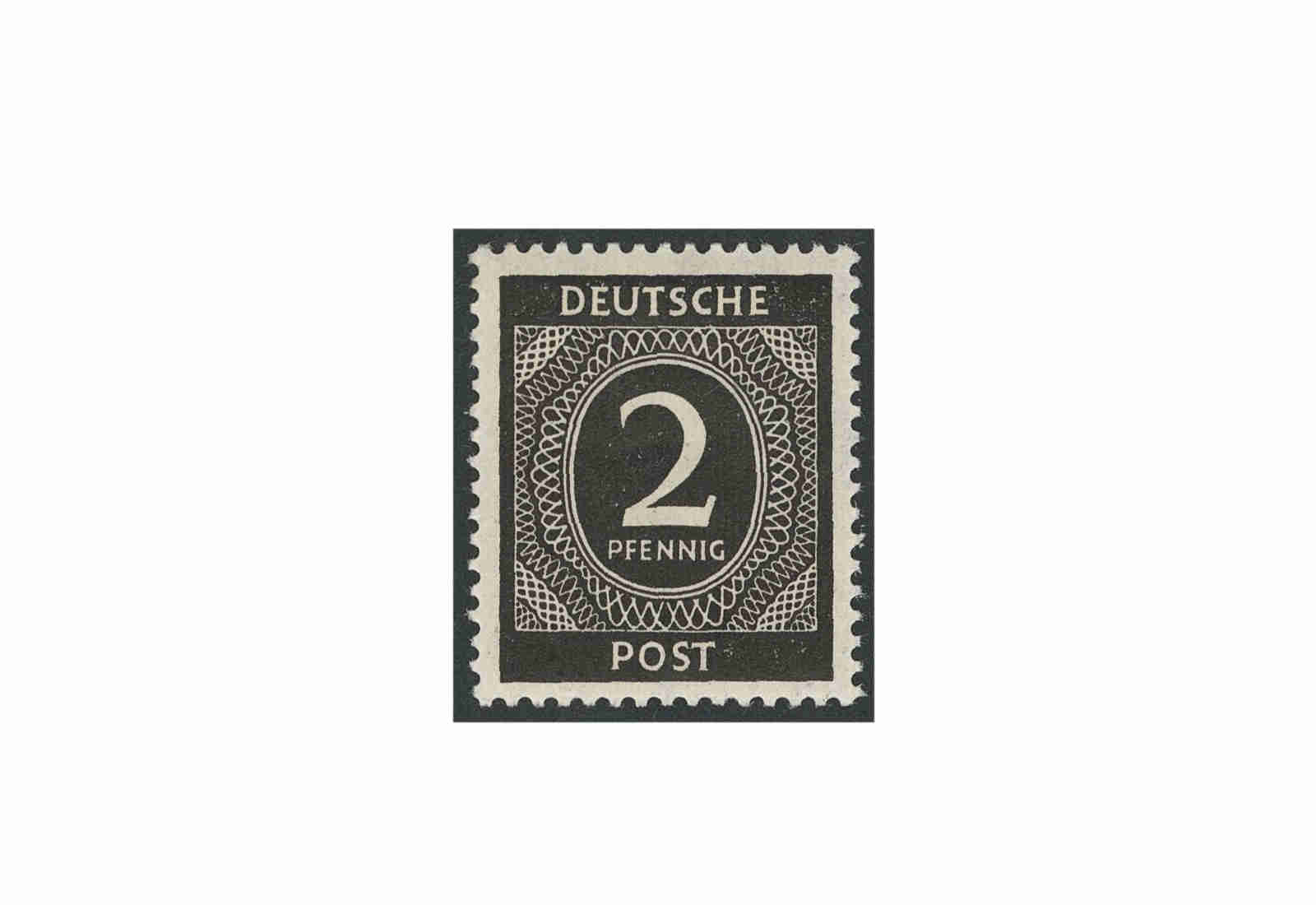 Briefmarke Alliierte Besetzung Kontrollrat I 1946 Michel-Nr. 912 b postfrisch