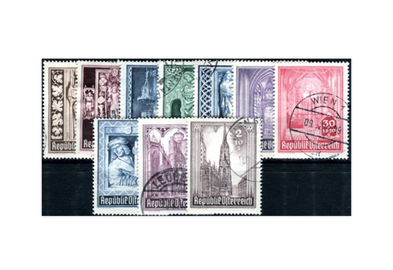 Österreich Stephansdom  Michel Nr. 791/800 gestempelt