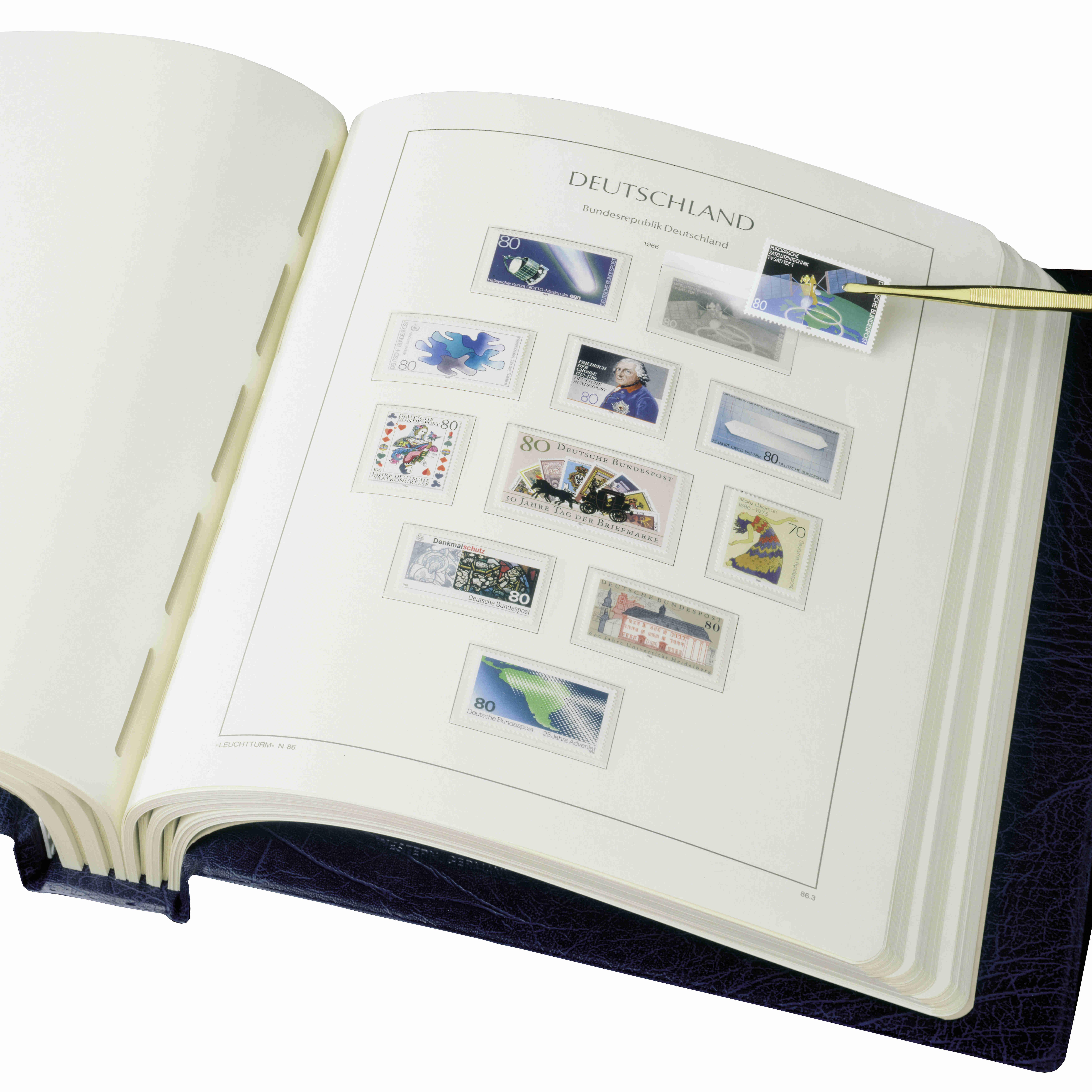 Drehstabbinder Perfect DP "DEUTSCHLAND BUNDESREPUBLIK" inkl.Schutzkassette (blau)