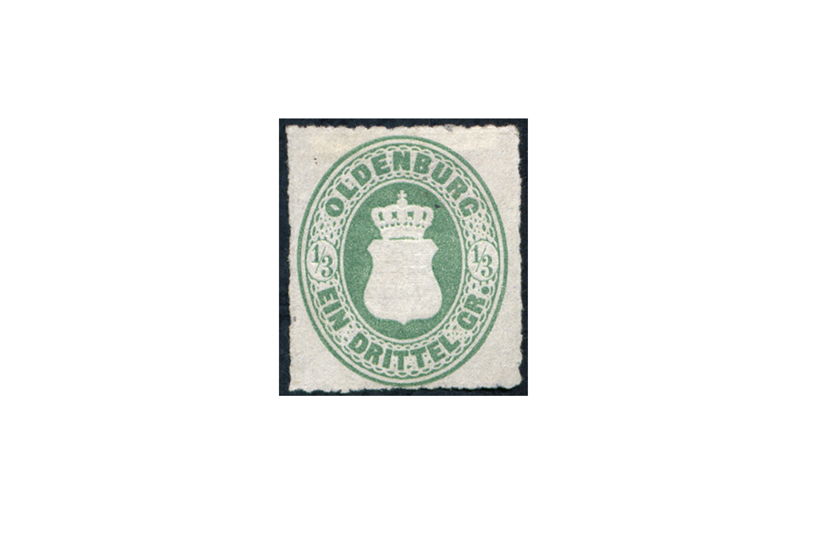 Briefmarke Altdeutschland Oldenburg Freimarke 1862 Michel-Nr. 15 Falz