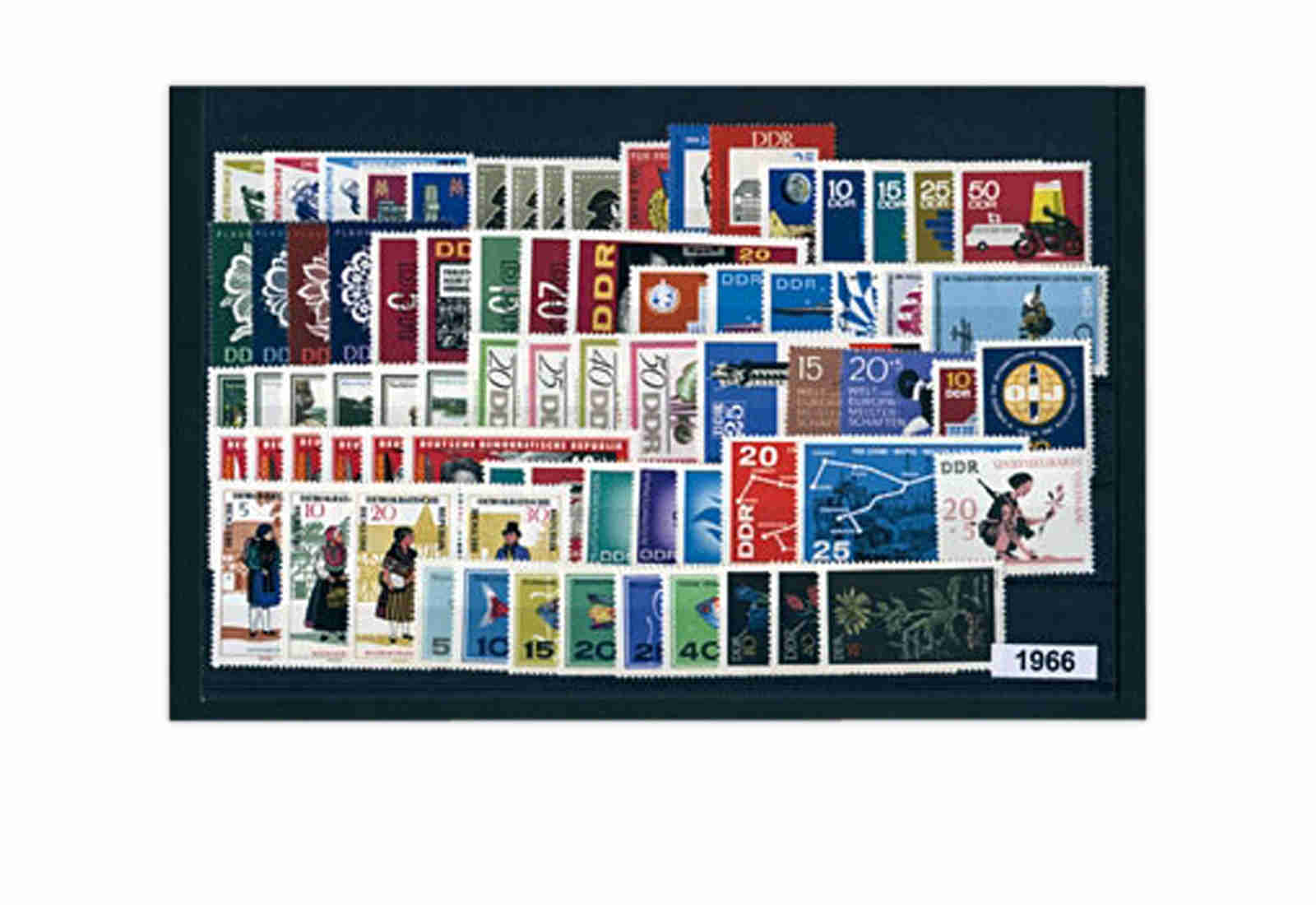 DDR Jahrgang 1966 gestempelt