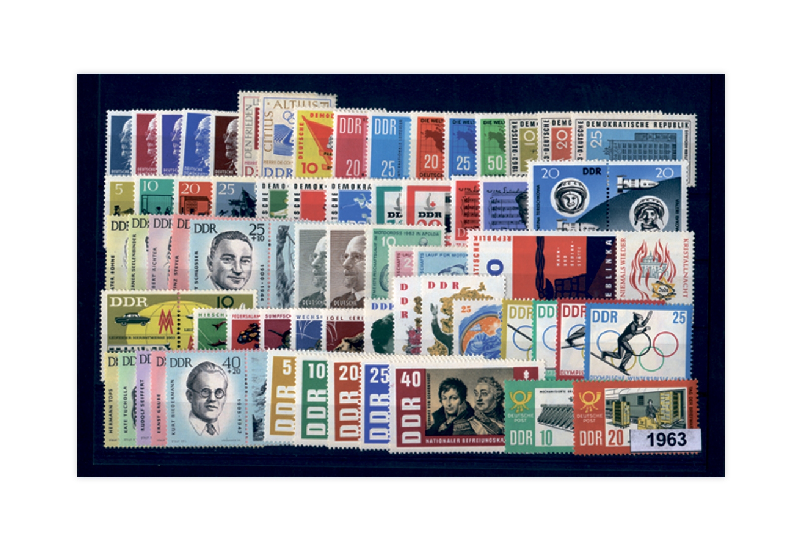 DDR Jahrgang 1963 gestempelt