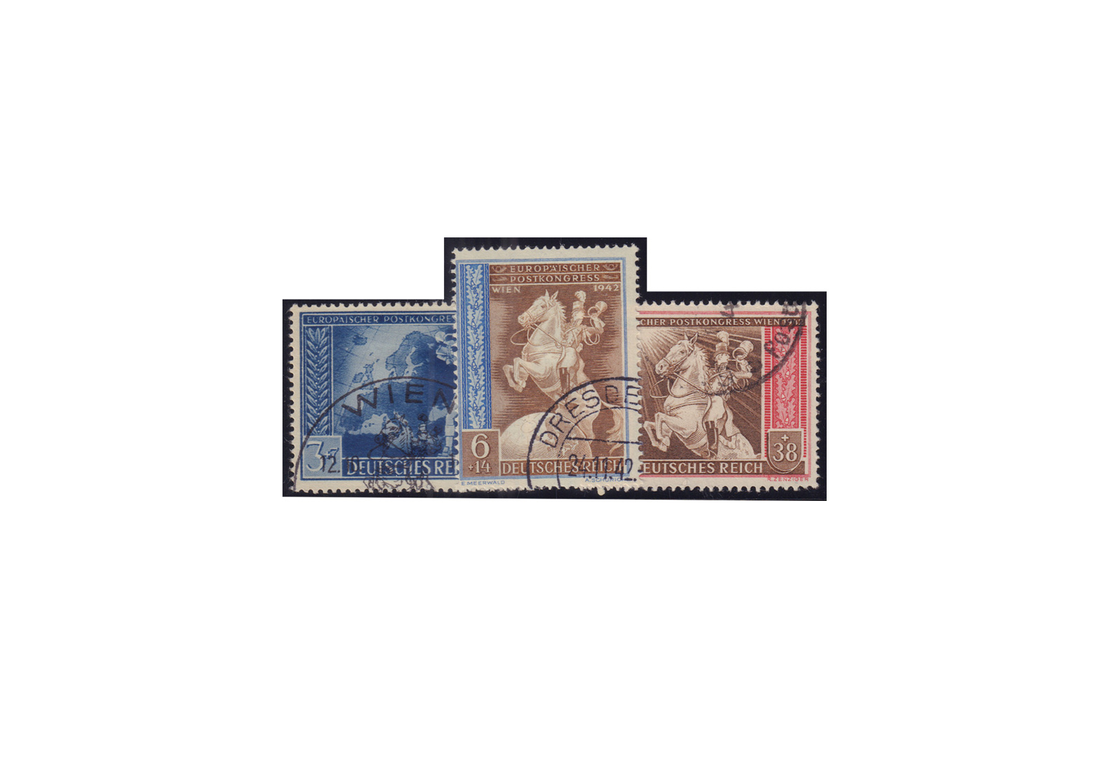 DR Mi.Nr. 820-822 gest.