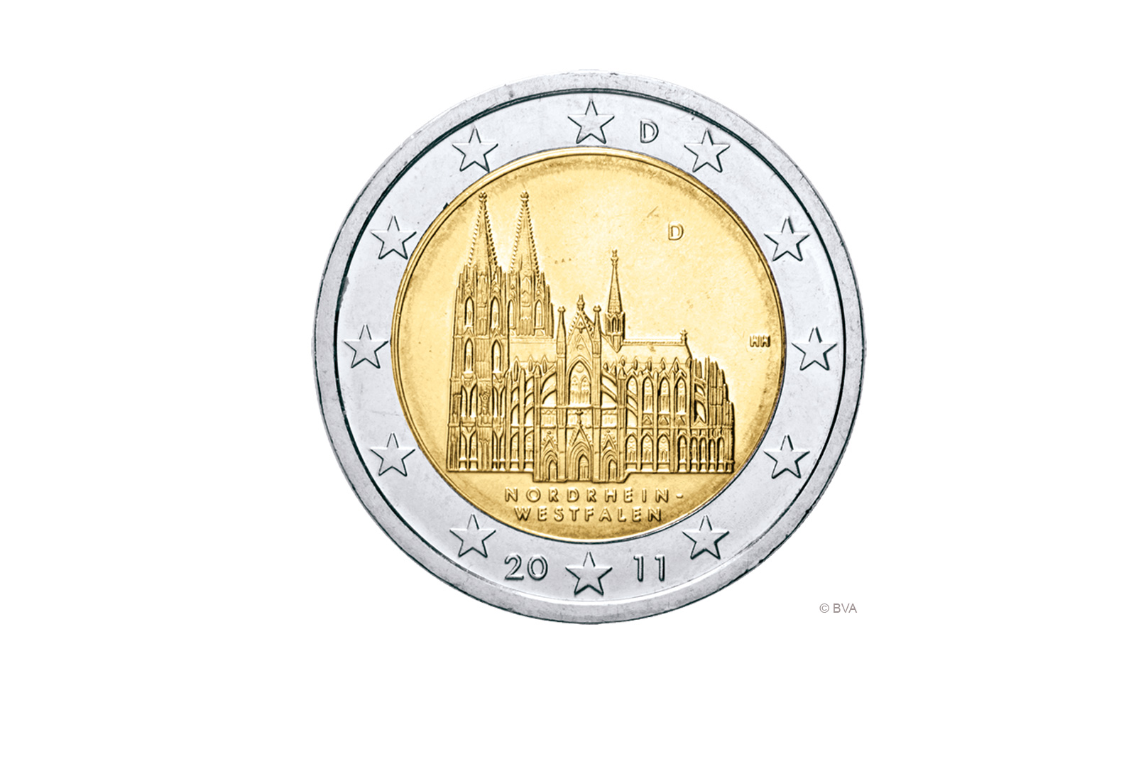 2 Euro 2011 Deutschland Nordrhein-Westfalen Kölner Dom Prägestätte unserer Wahl