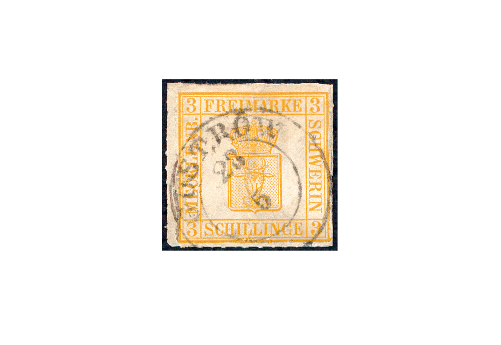 Briefmarke Altdeutschland Mecklenburg-Schwerin Freimarke 1864 Michel-Nr. 7 gestempelt
