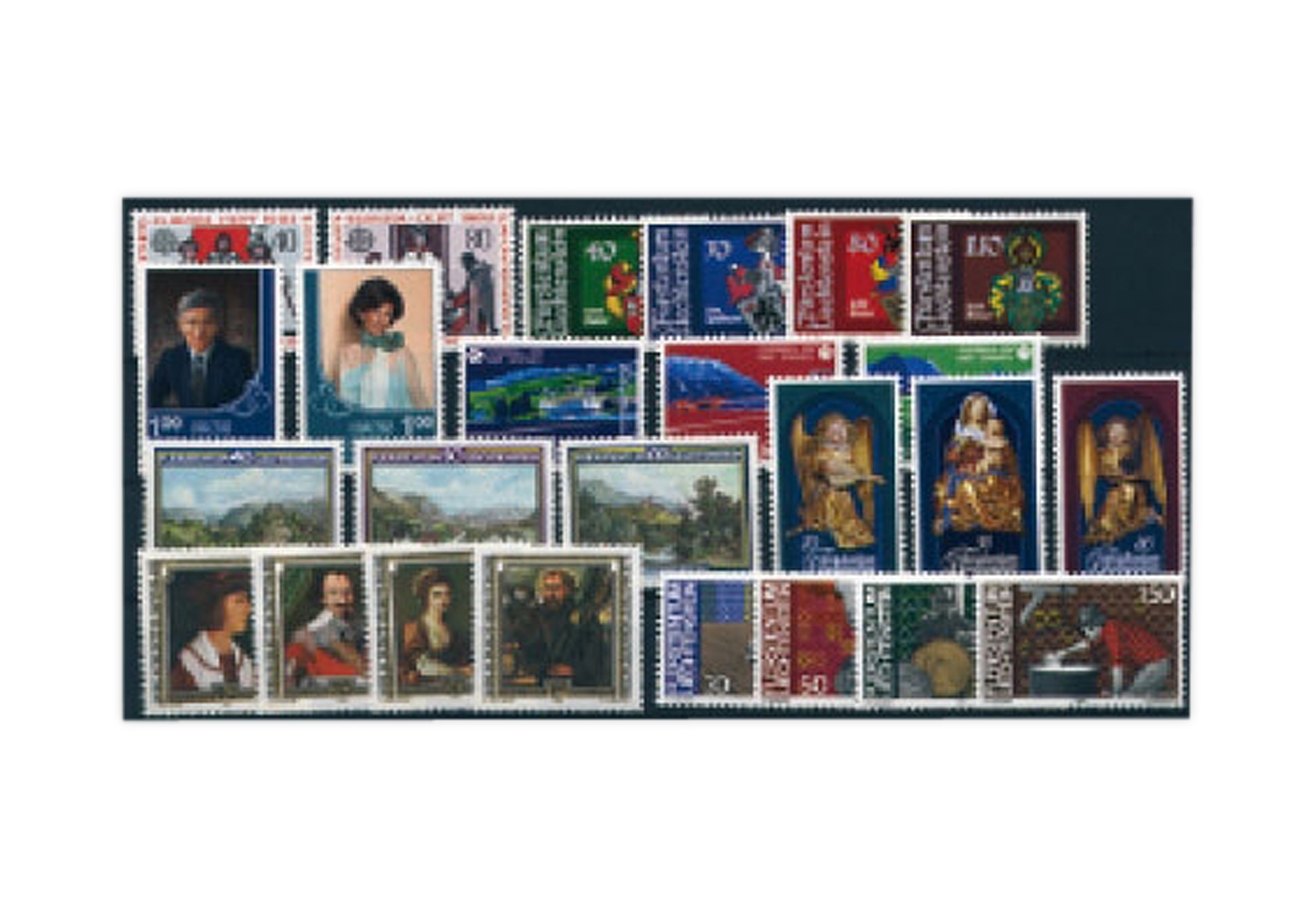 Liechtenstein Jahrgang 1982 gestempelt