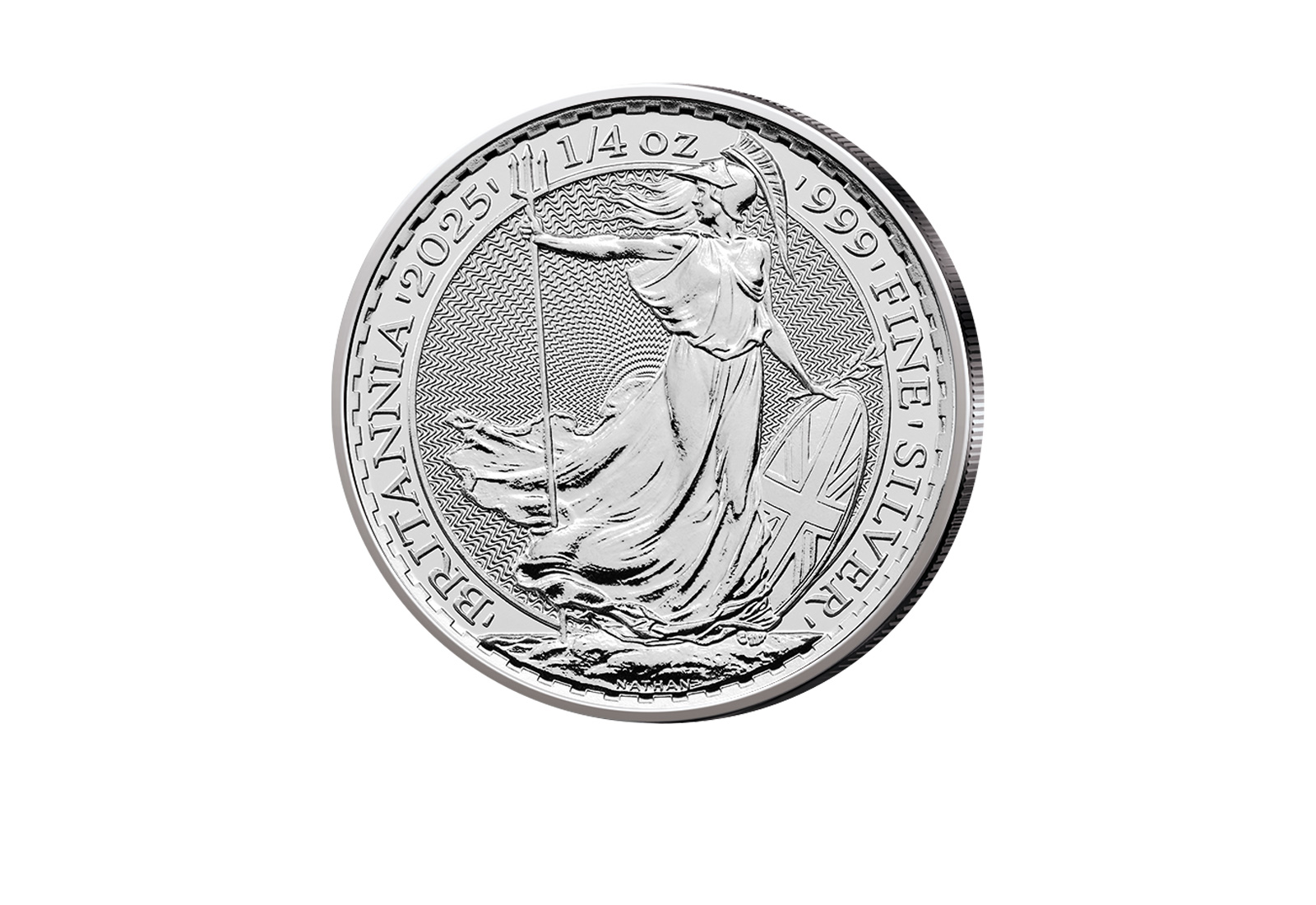 Britannia 1/4 oz 2025 Silbermünze 50 Pence Großbritannien