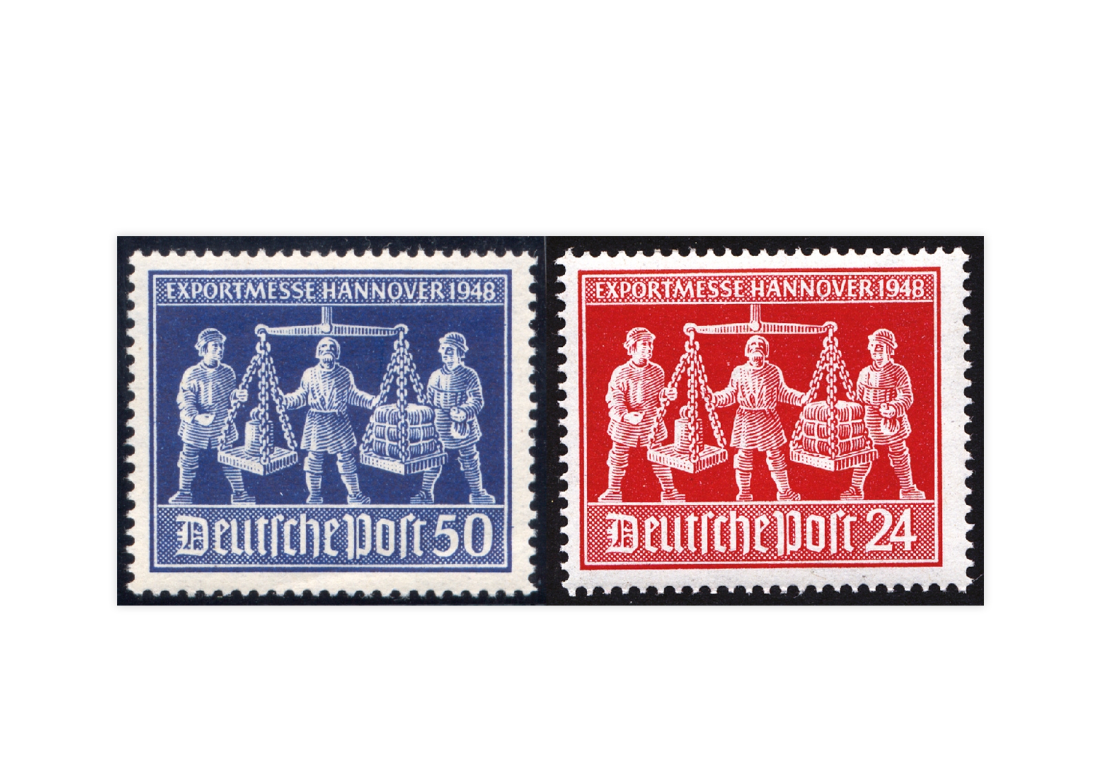 Alliierte Besetzung Exportmesse Hannover Mi.Nr. 969/70 postfrisch